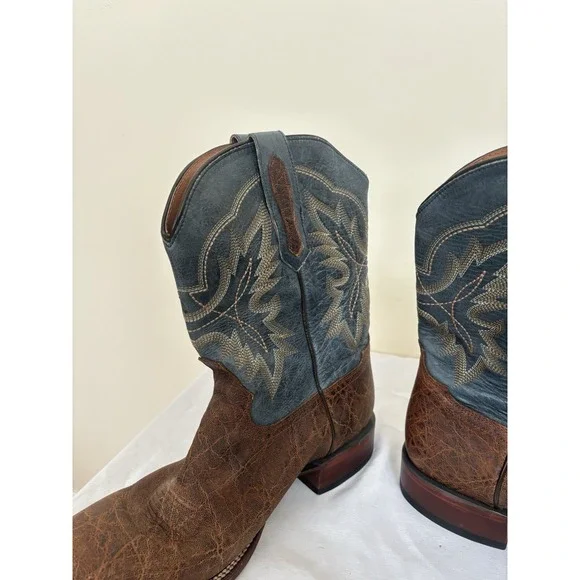 Cody James Elephant Print Western Boot Brown Mens Size 12D Mens